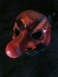 Capitano Mala Gamba, dark - commedia mask by Newman